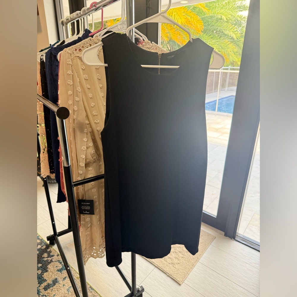 Olivaceous Classic Black Dress